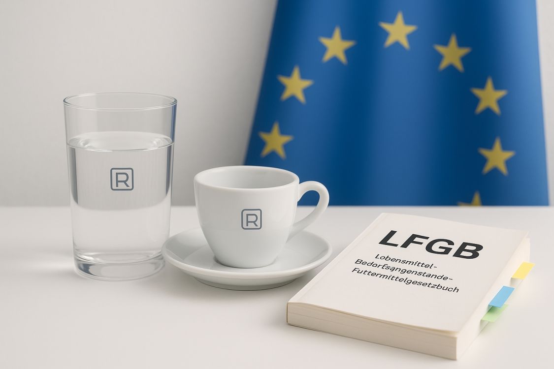 Sind Drucke auf Geschirr und Glaswaren lebensmittelecht?